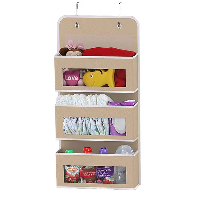 5-Shelf Hanging Storage Organizer with Anti-Tilt Design