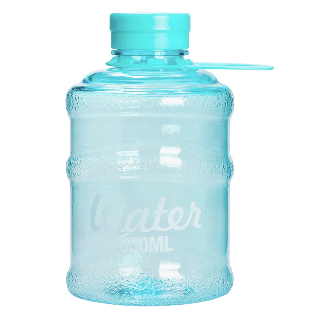 650ml Larg Size Sports Water Bottle Portable Plastic Spray Bottle Leakproof Travel Cup - Korvel