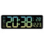 Large LED Digital Wall Clock with Remote Control