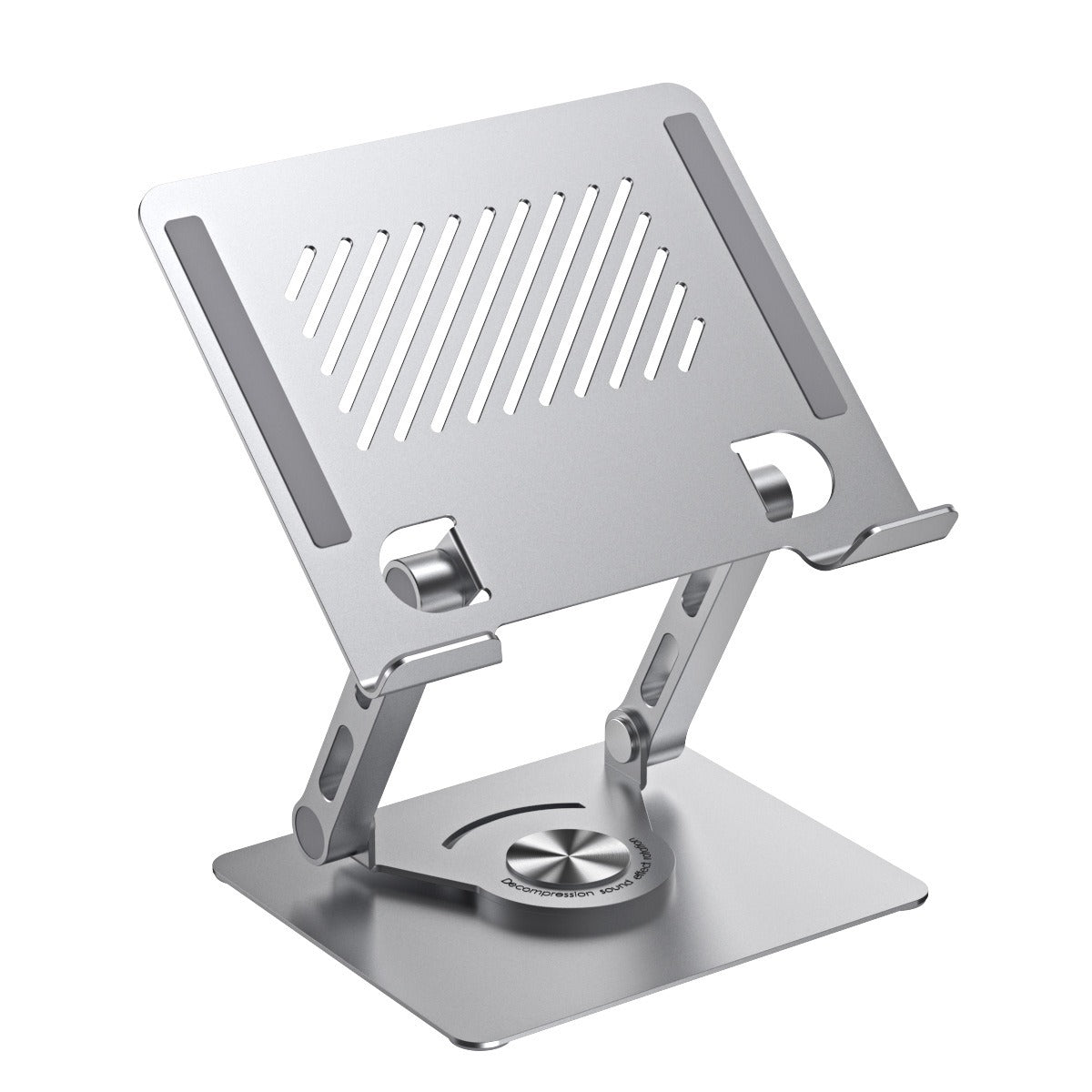 Dual arm support tablet stand with infinite adjustment, rotation, folding, heat dissipation, gaming phone stand - Korvel