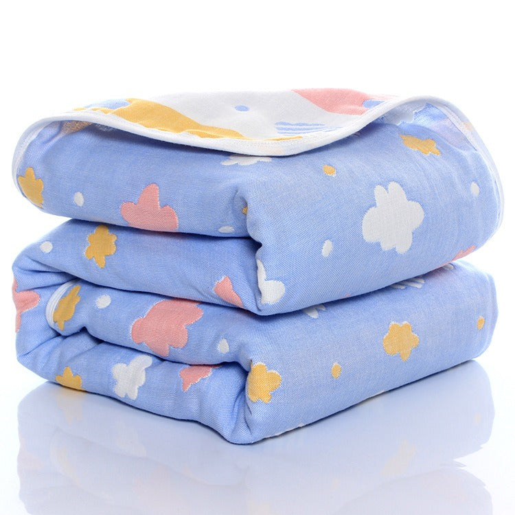 Manta de Recepción de Gasa de Seis Capas Premium para Bebés