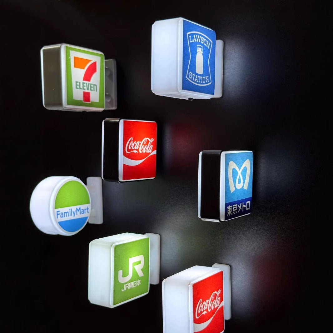 Magnets de réfrigérateur illuminés pour la décoration intérieure