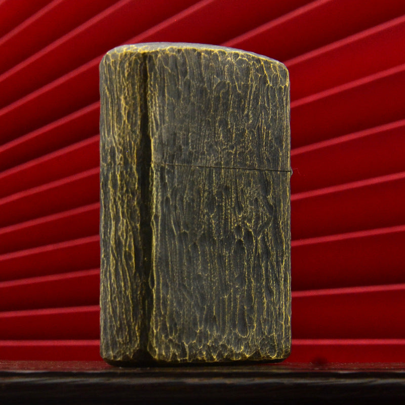 ZORRO Brass Skull Kerosene Lighter