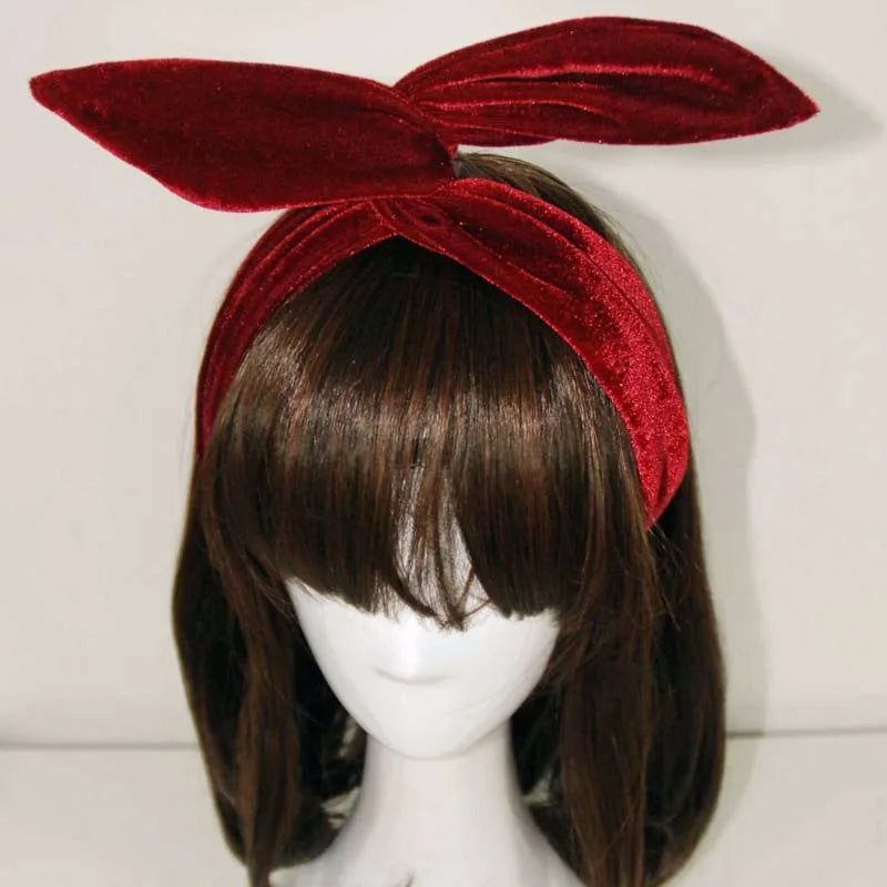 Fabric butterfly knot headband cute rabbit ear headdress headband and headband - Korvel