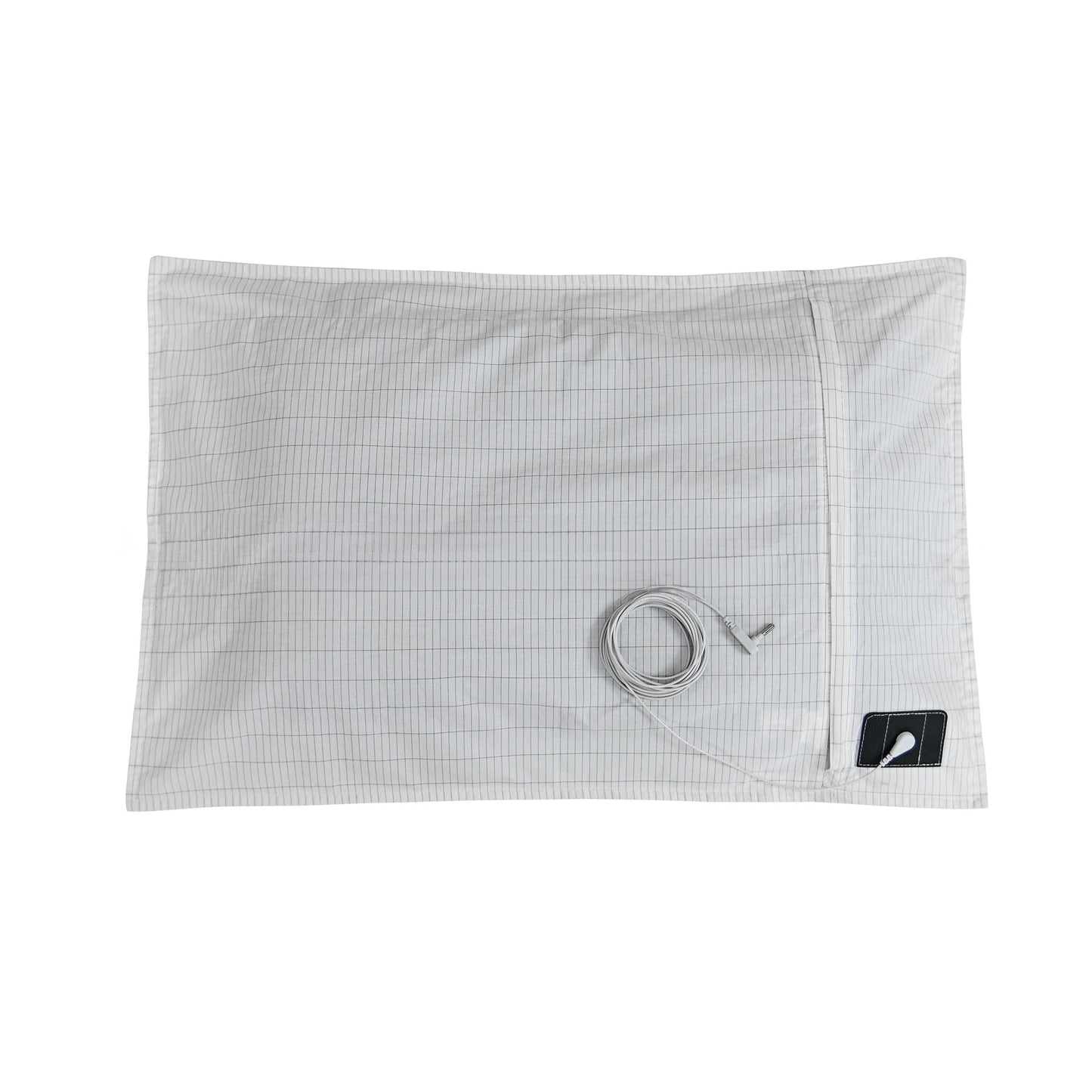 Earthing Ground Pillow Case For Health & EMF Protection Improves Sleep Conductive Silver Fiber Cotton Pillowcase - Korvel