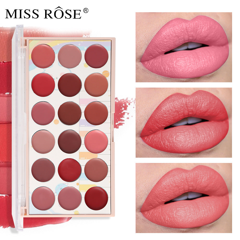 Missrose Recommends 18 Color Mouth Red Dish Matt Moisturizing Water-Resistant Non Fading And Non Staining Lipstick - Korvel