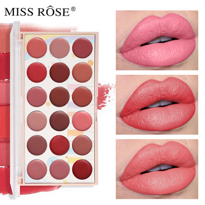 Missrose Recommends 18 Color Mouth Red Dish Matt Moisturizing Water-Resistant Non Fading And Non Staining Lipstick - Korvel
