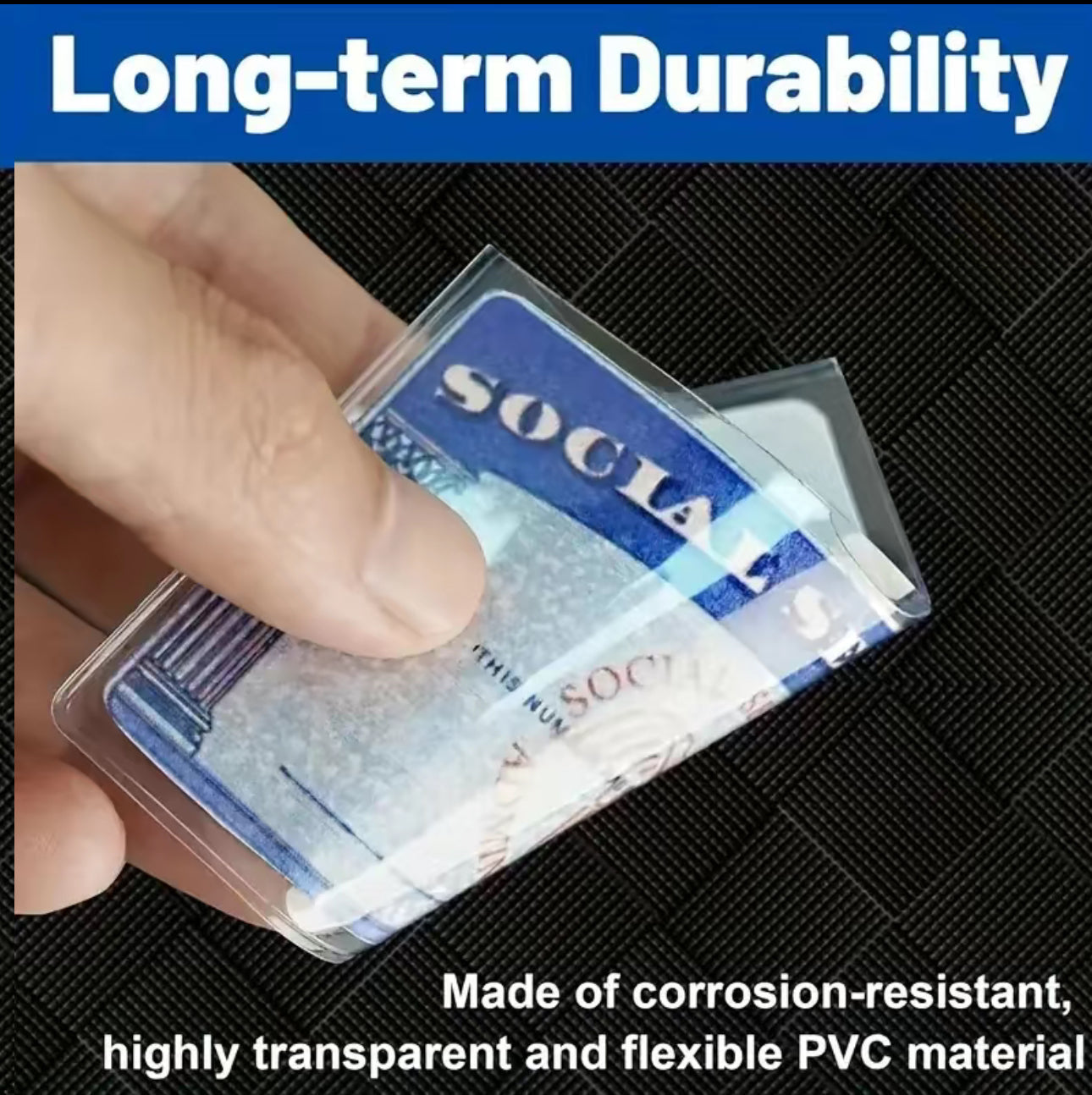 MediShield Card Protector - Durable Card Sleeves