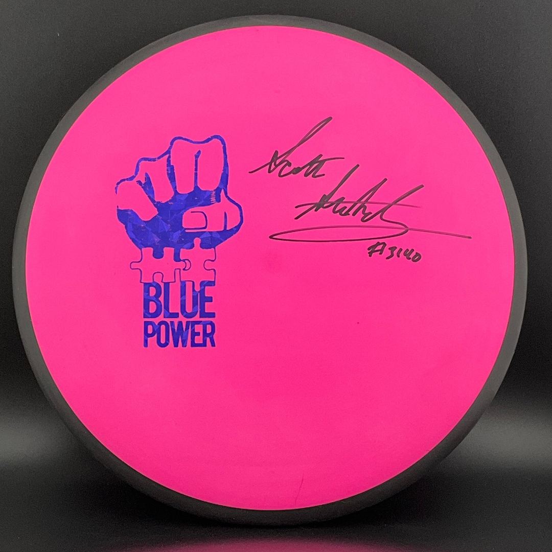 Electron Atom Disc Golf - Édition Signée Blue Power