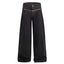 American High Street Design Denim Wide Leg Long Pants Men's Vibe Trendy Side Pleated Loose Casual Trousers - Korvel