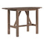 TOPMAX 3-Piece Wood Counter Height Drop Leaf Dining Table Set with 2 Upholstered Dining Chairs for Small Place, Brown - Korvel