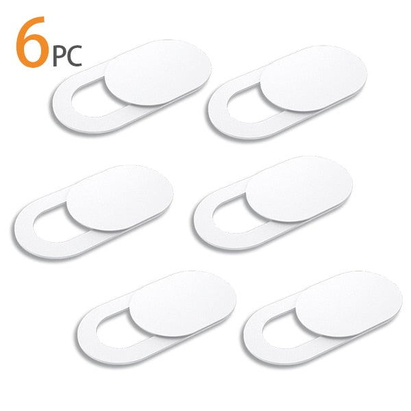 6Pcs/lot  WebCam Cover Shutter Magnet Slider Plastic For iPhone Web Laptop PC For iPad Tablet Camera Mobile Phone Privacy Sticker - Korvel