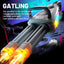Electric LED Rotating Gatling Water Gun - Auto-Spray Blaster