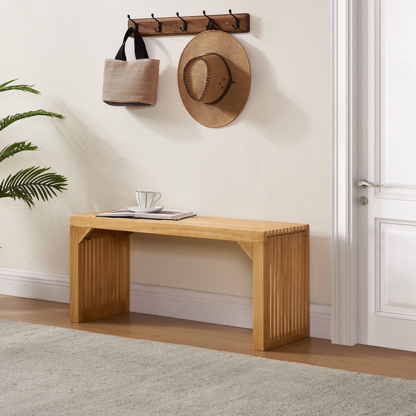 Premium Pine Dining Bench for Versatile Spaces
