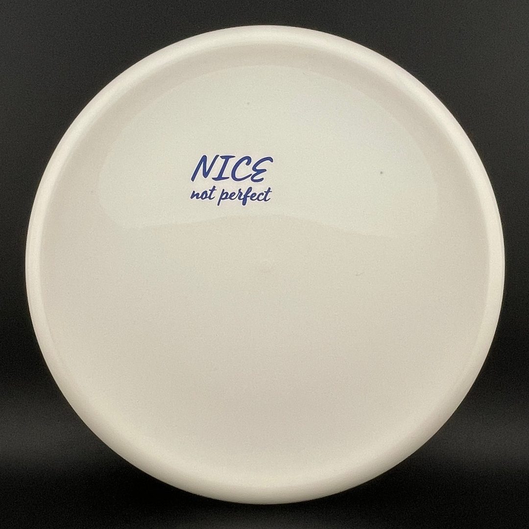 K1 Berg - White / Mint "Nice Not Perfect" X-Out Disc Golf Putter