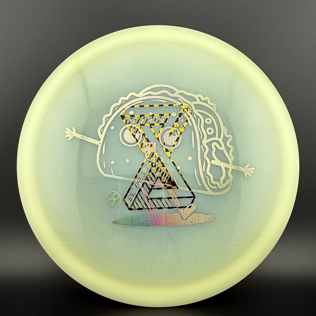 Glow C-Blend Centurion - X-Out Taco Disc Golf Driver
