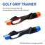 Golf Grip Trainer Attachment Outdoor Golf Swing Trainer Beginner Gesture Alignment Training Aids Correct Training Grip Aid - Korvel