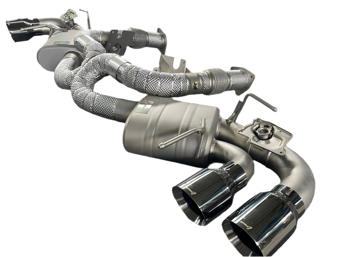 SPDZ1 Ultra Edition X-Pipe Exhaust System for Corvette C8 Stingray (AFM/NPP) - Korvel