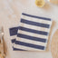 Artisan Indigo Striped Organic Cotton Hand Towel - Korvel