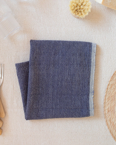 Artisan Indigo Organic Cotton Hand Towel - Korvel