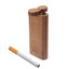 Pipe à tabac en bois premium avec batte en métal auto-nettoyante