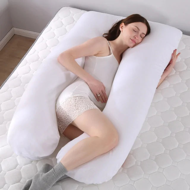U-Shape Pregnancy Support Pillow for Comfort and Rest