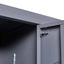 3 Casier Métalliques pour Employés - Solution de Rangement Grise de 72 Pouces de Hauteur