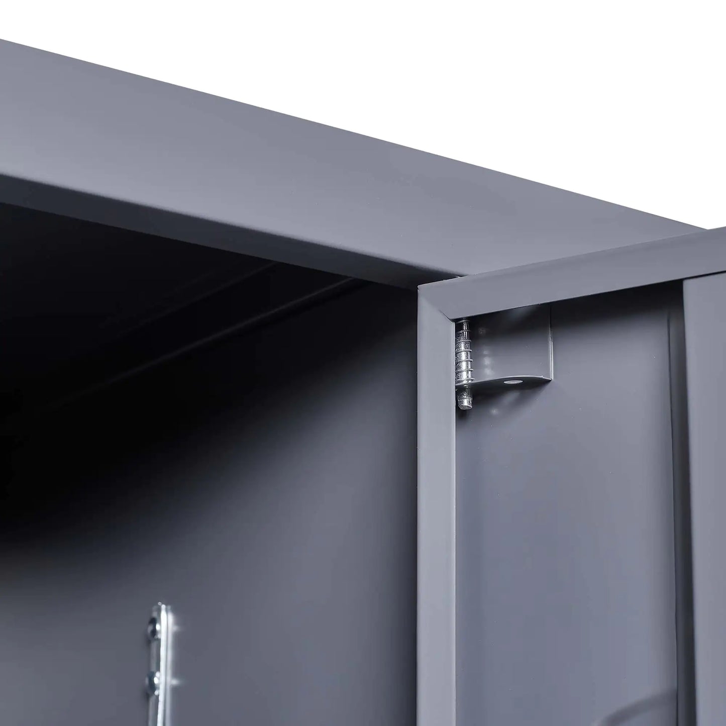 3 Casier Métalliques pour Employés - Solution de Rangement Grise de 72 Pouces de Hauteur