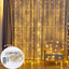 LED Curtain Waterdrop Garland Lights