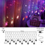 Santa Claus Curtain String Lights