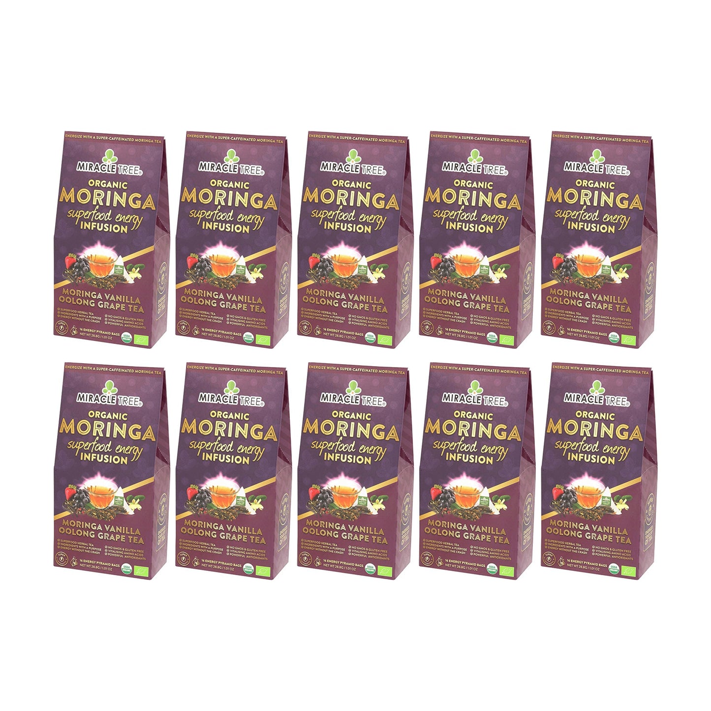 Moringa Energy Tea - Grape Vanilla Blend