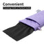 Premium Double Glasses Case with Cleaning Cloth - Purple