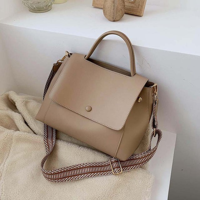 Bolso Cruzado de Ante Sintético Elegante para Mujeres