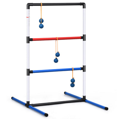 Ladder Ball Toss Game with Score Tracker & Carrying Bag