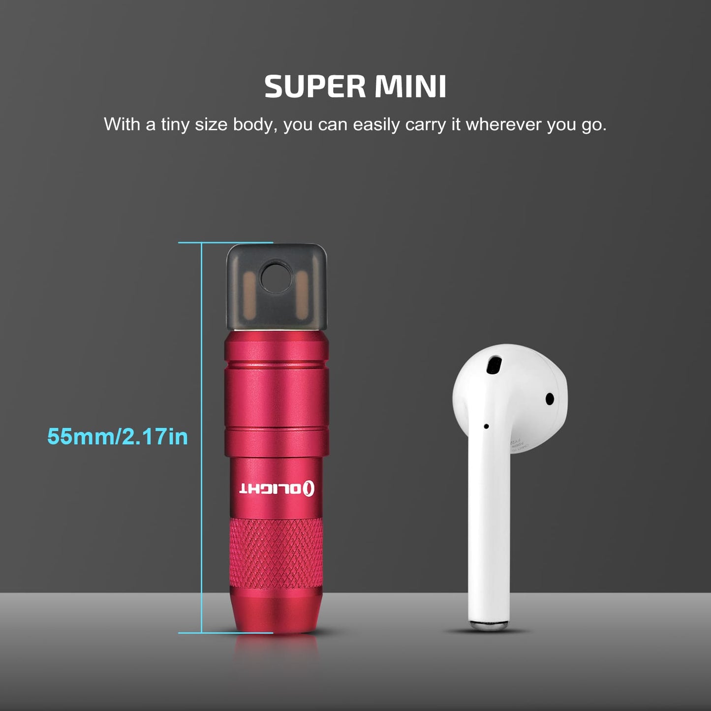 Olight iMini 2 Lampe de poche mini rechargeable magnétique