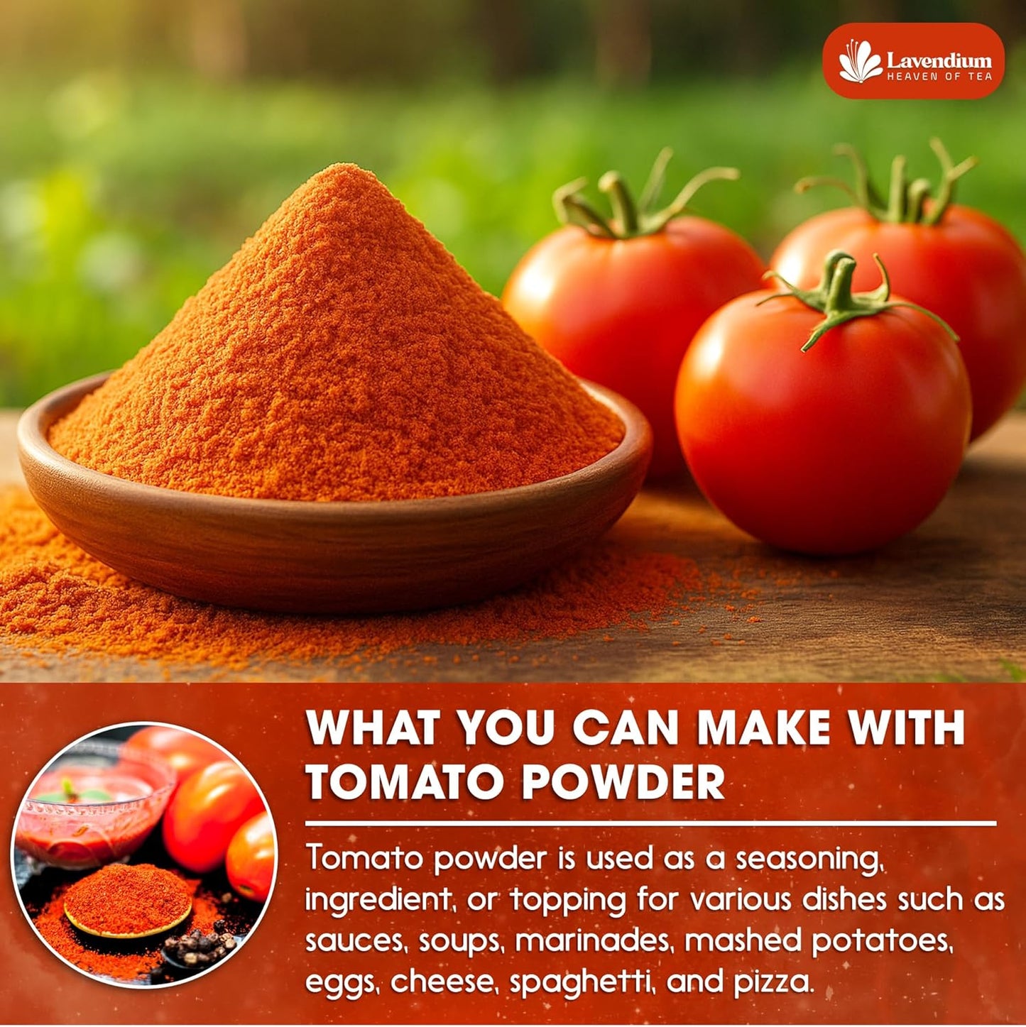 Premium Tomato Powder – 100% Pure Dehydrated Tomato