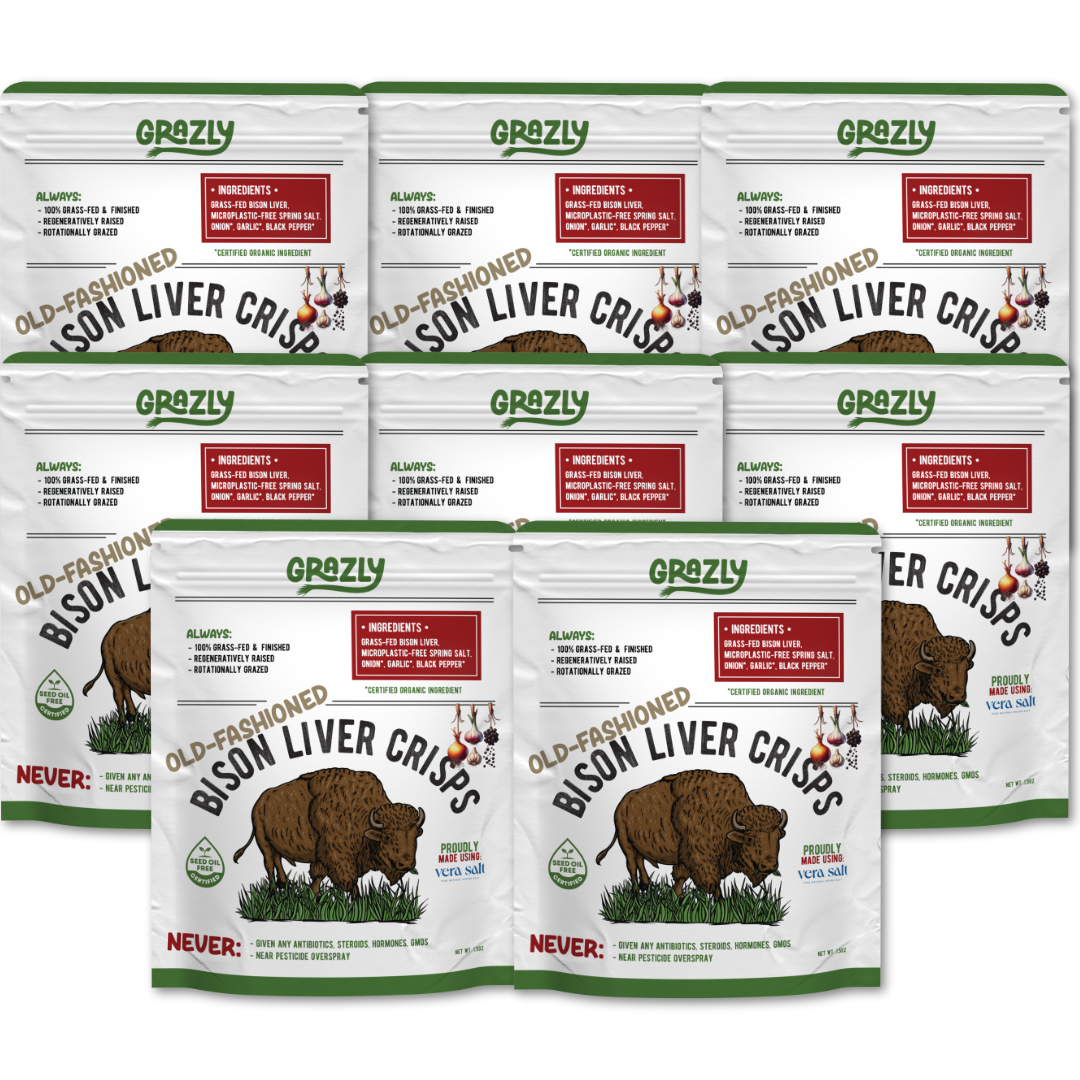 Bison Liver Crisps - 100% Grass-Fed & Finished