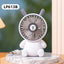 Ventilador Mini de Escritorio en Forma de Oso Creativo - Recargable por USB