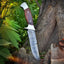 Premium Handmade Damascus Steel Hunting Knife - Korvel