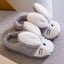 Zapatillas de Conejo de Dibujos Animados Acogedoras para Niños y Adultos
