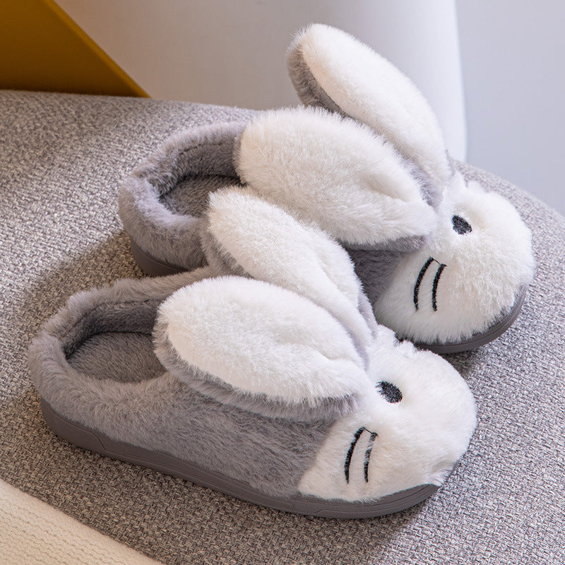 Zapatillas de Conejo de Dibujos Animados Acogedoras para Niños y Adultos