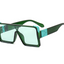 Stylish Black & White Square Sunglasses for Men & Women
