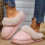 Zapatillas de piel sintética acogedoras para mujeres, ideales para uso en interiores y exteriores