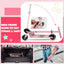 Folding Kick Scooter with Adjustable Heights for Kids - Pink