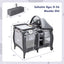 4-in-1 Portable Baby Nursery Center - Gray