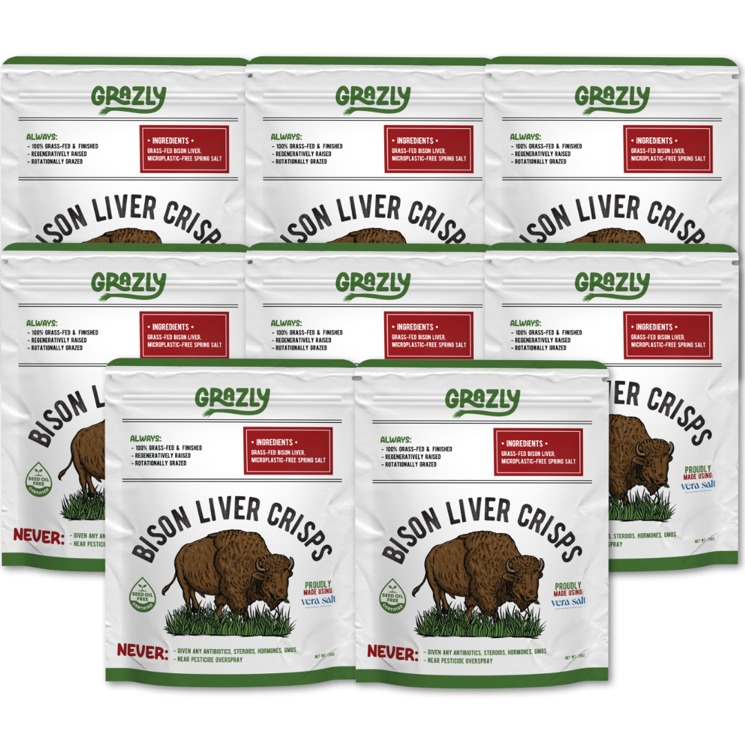 Bison Liver Crisps - 100% Grass-Fed & Finished