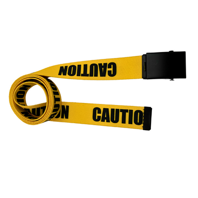 Caution Tape Belt - Bold Style for All Sizes