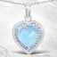 Pendentif en argent sterling de 7,36 carats en topaze bleue et tanzanite