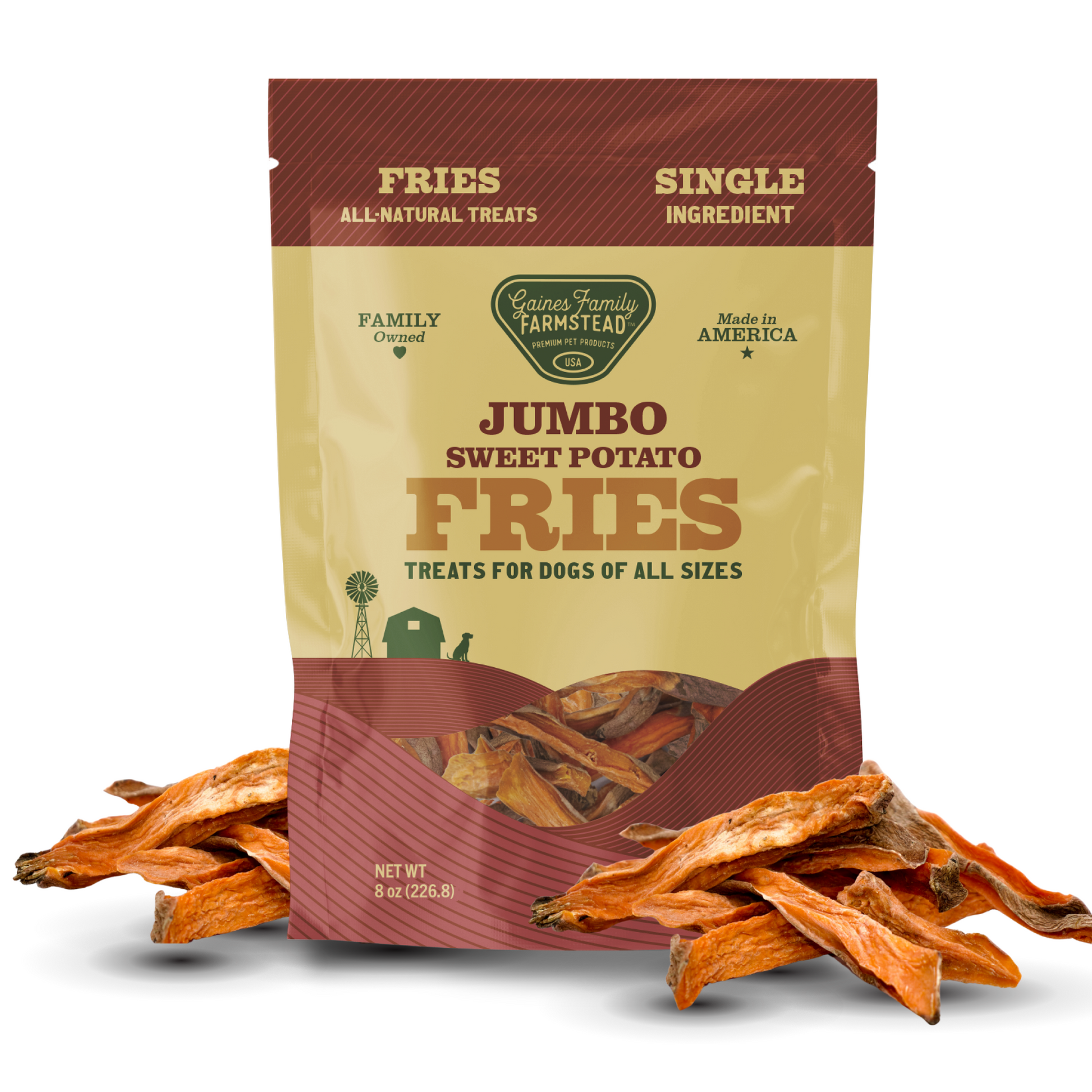 Gourmet Jumbo Sweet Potato Chews - Korvel