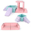 Ensemble de canapé en mousse pour enfants de 8 pièces - Rose
